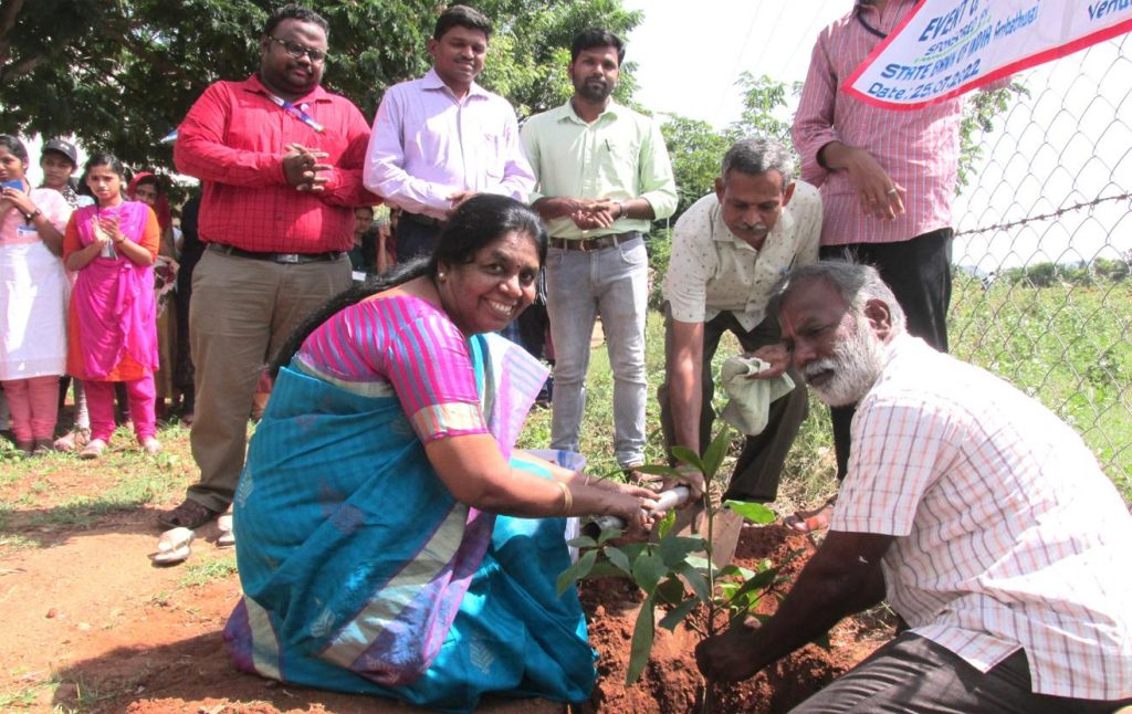 Tree planting on the occasion of 75th Independence day